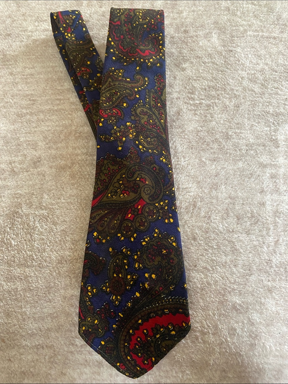 100% Wool Classic Tie. Professional Semi formal Casual Cocktail Date night.